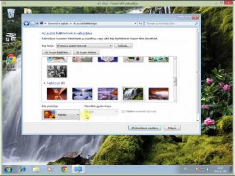 Videó: A Háttérkép Beállítása Windows 7 Rendszeren