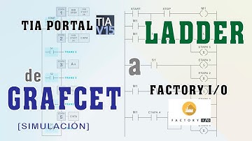 DE GRAFCET A LADDER | DIAGRAMA DE CONTACTOS | TIA PORTAL y FACTORY IO