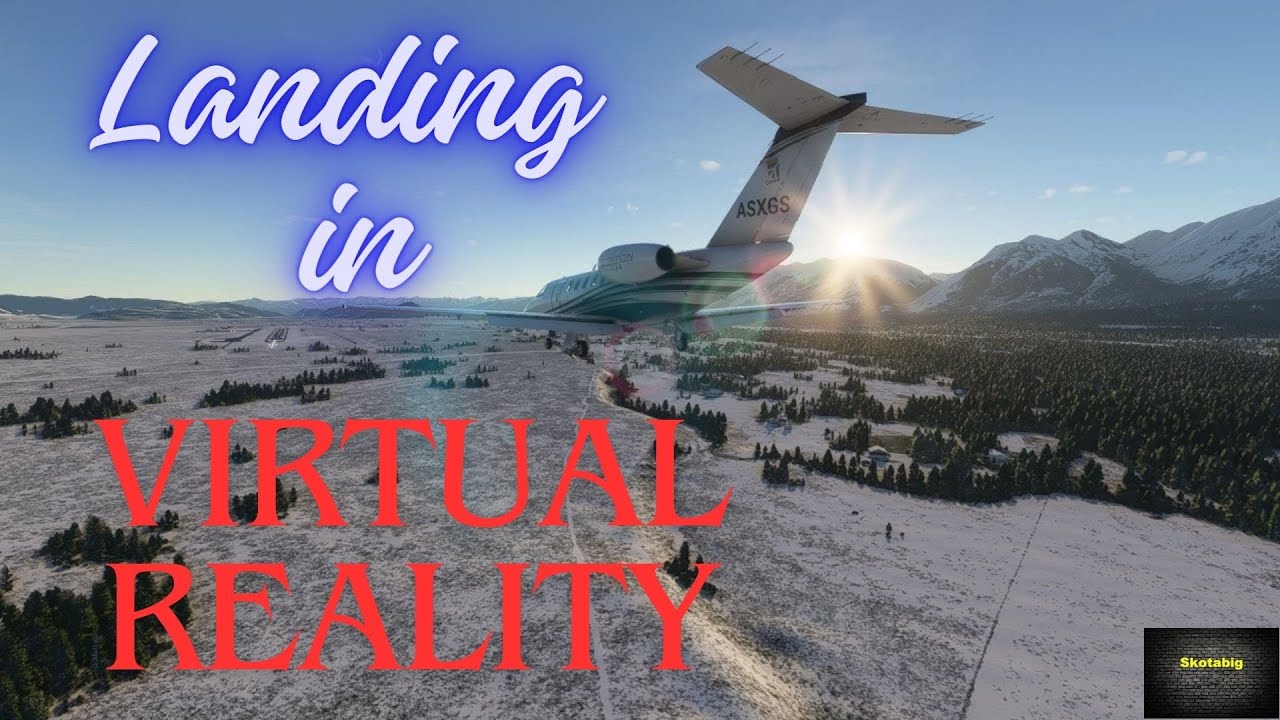Landing CHALLENGE in VIRTUAL REALITY! Jackson MSFS! A rating YouTube