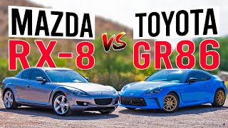 2004 Mazda RX8 vs 2022 Toyota GR86 | Light Weight FR Battle