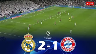 Real Madrid vs Bayern Munich | 2024 Champions League Semi Final | Full Match
