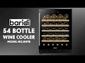 Freestanding 54 Bottle Wine Cooler - By Baridi