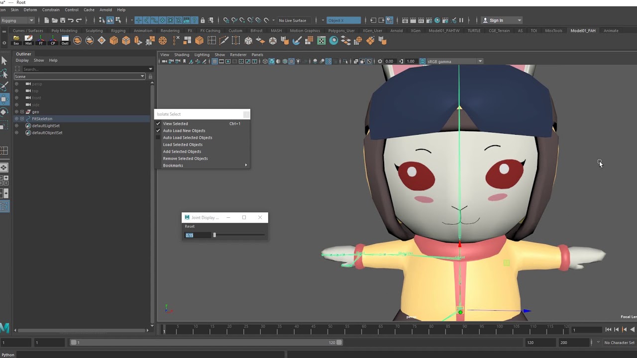 SD Character Rig Advancedskeleton - YouTube
