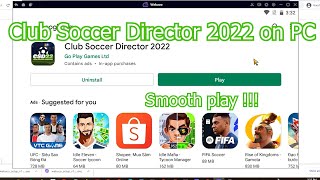 Club Soccer Director 2022 on PC  - How to download & use on Windows/ Laptop Smooth screenshot 5