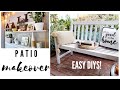PATIO MAKEOVER | EASY DIYS