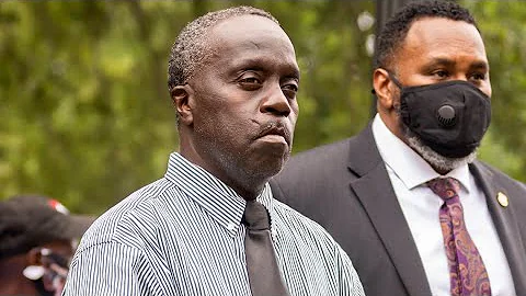 Marcus Arbery speaks ahead of jury selection in federal hate crimes trial