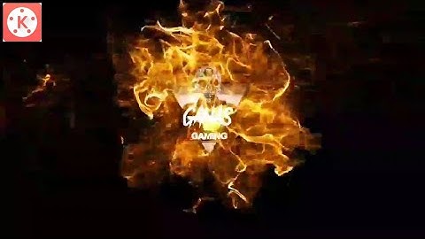 cara membuat intro fire logo di kinemaster android