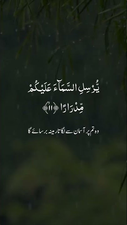 surah nooh ayat number 10 11 12 | islamic whatsapp status