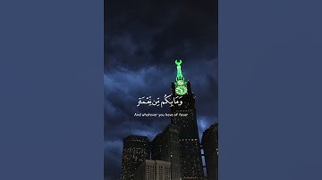آلقران الكريم - سورة النحل - آلاية [ 53 ] القارئ عبدالرحمن مسعد