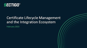 CA agnostic Certificate Lifecycle Management and the Integrations Ecosystem