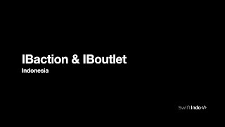 Penjelasan IBoutlet &amp; IBaction