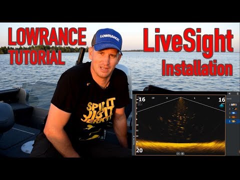 Tutorial Folge 2: Lowrance LiveSight  Installation und Einstellungen