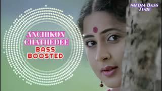 Anchikonchathedee | Bass Boosted | Drona | Sangeetha | Vinutha | Media Bass Tube |