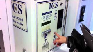 library card top-up machine