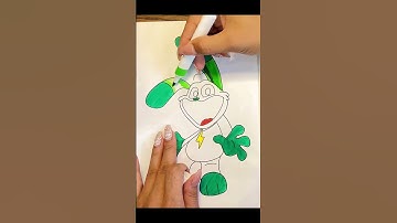 Hoppy Hopscotch from Smiling Critters Coloring Pages | Coloring Poppy Playtime Chapter 3