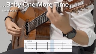 ...Baby One More Time by Tenacious D (from Kung Fu Panda 4) (EASY Guitar Tab)