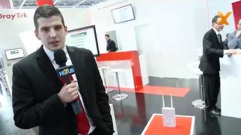 DrayTek product showcase at CeBIT 2014