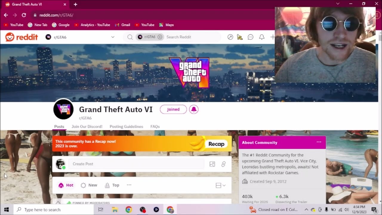 GTA 6 Reddit Page is Where the All GTA Fans are Hanging Out 