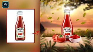 Photoshop Tutorial | Tomato Ketchup Poster Design