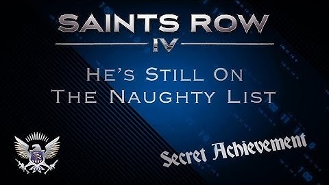 Saints Row IV - Secret Achievement - He