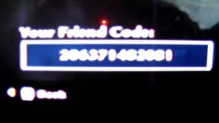 COD 5 (Wii) Friend Code