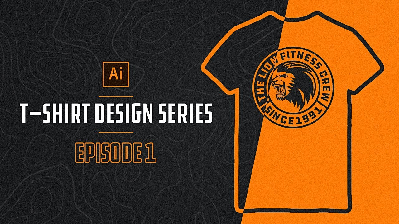 How To Make T-SHIRT DESIGNS In Illustrator (Episode 1) - YouTube