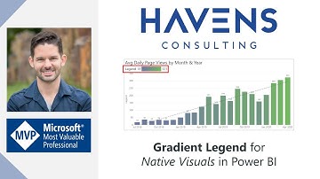 Color Gradient Legend for Native Visuals in Power BI