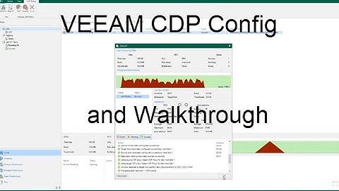 Veeam Backup and Replication v11 Continuous Data Protection (CDP)