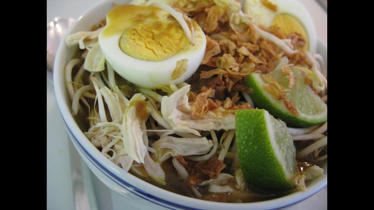 Cara membuat"Soto Ayam Kuning Bening" - YouTube