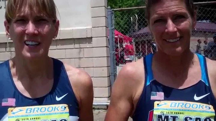 Joy Upshaw and Debbie Hoffman in Mt. SAC 100