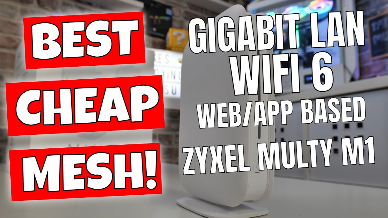 BEST Budget Wifi6 Gigabit MESH Zyxel Multy M1 WSM20 Unboxing & Overview -  YouTube