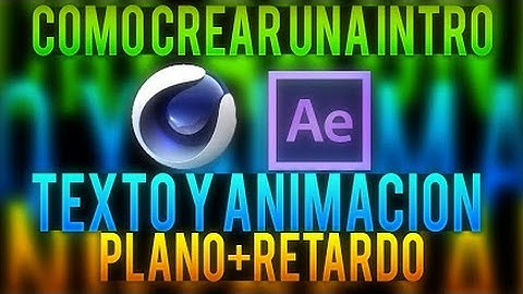 Cómo editar una intro/template con Cinema 4D y Adobe After Effects 2019