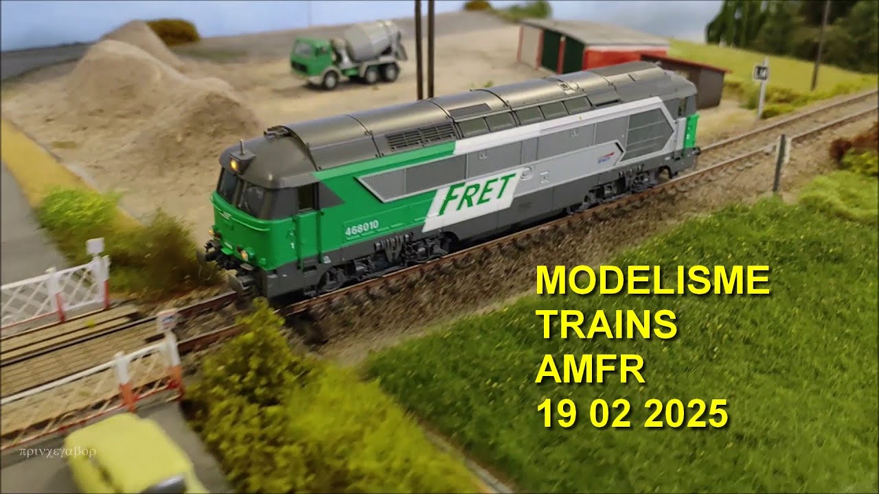 TRAINS /AMFR / 19 02 2025 / SNCF CC68000/ CC70001 / SNCB SERIE18 /