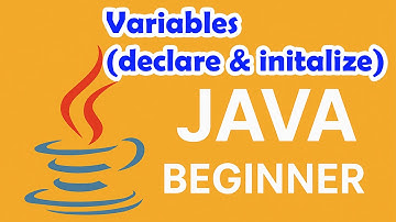 Java Variables Explained for Beginners - Data Types & Declaration vs. Initialization - Very Basics