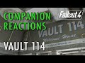 Companion reactions vault 114  fallout 4