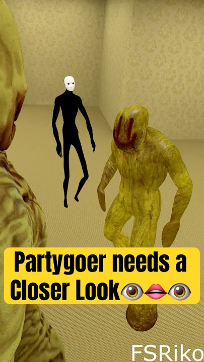 Partygoer REALLY needs a closer look 👁👄👁 #backrooms