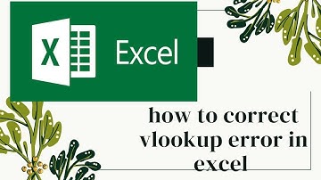 How to correct a #N/A error in the VLOOKUP function
