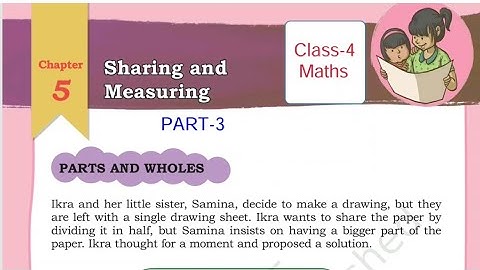 (PART-3) Sharing and Measuring/ Class-4 Maths NCERT Chapter-5 Explanation & Solution By-KV Teacher 