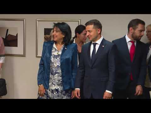 სალომე ზურაბიშვილი ვარშავაში ვლადიმირ ზელენსკის შეხვდა