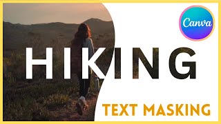 How to Mask Text in Canva | Tutorial | Reveal Videos Behind Text