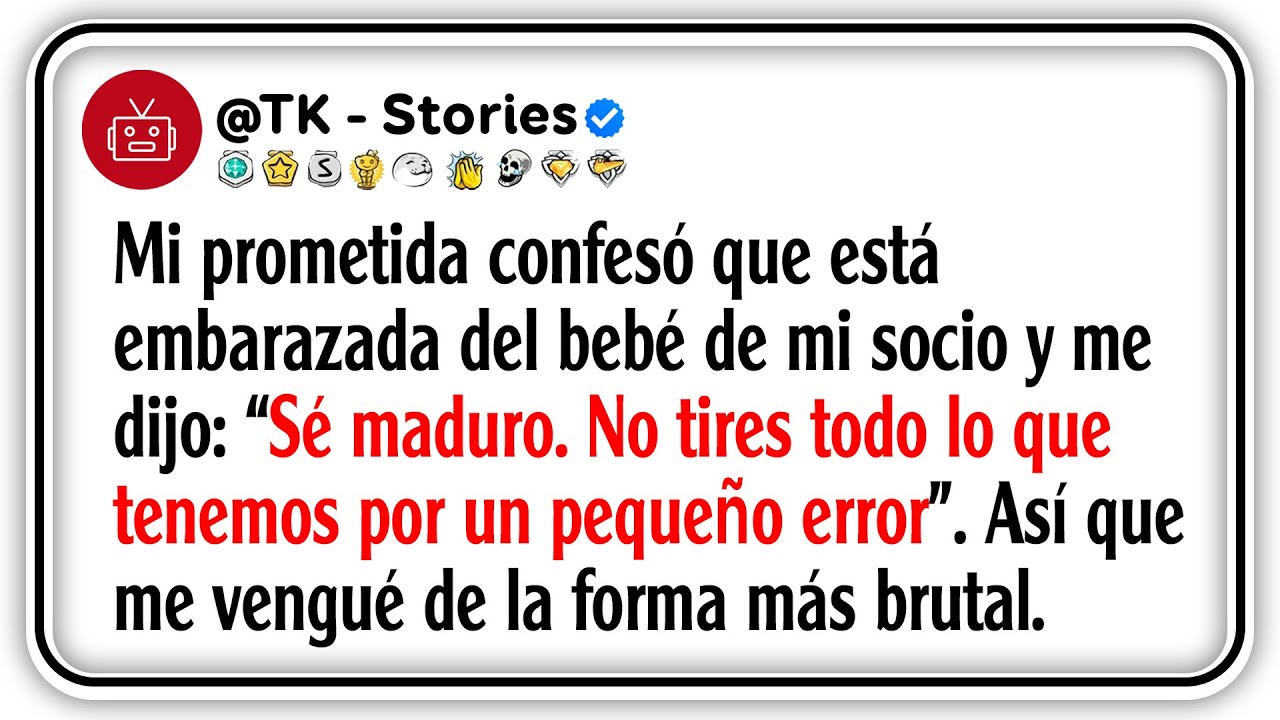 Mi prometida confesó que está embarazada del bebé de mi socio y me dijo: “Sé maduro, No tires todo..