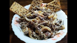 Никогда не догадаетесь из чего этот салат! Вкусный и сытный салат! Никогда не догадаетесь из чего этот салат! Вкусный и сытный салат!