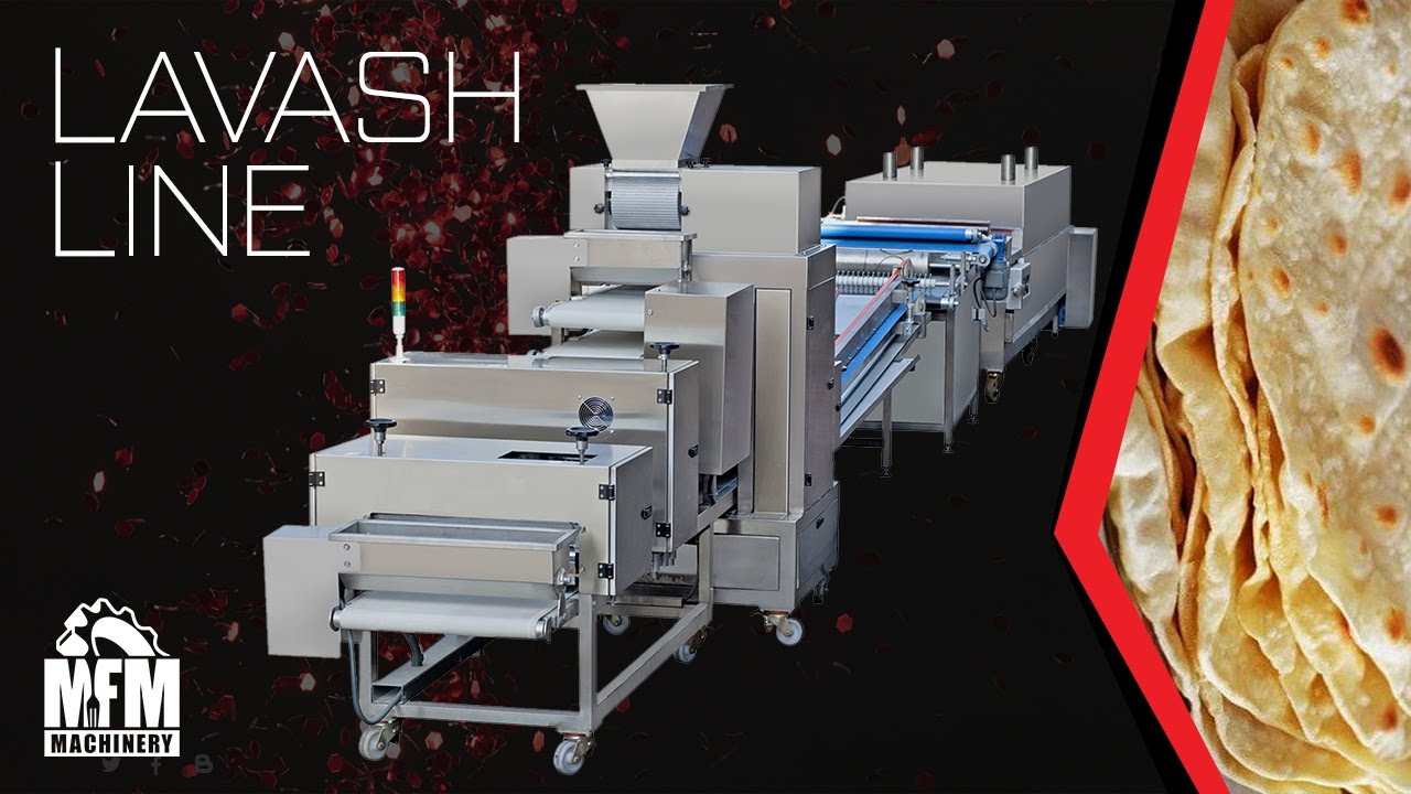 Lavash Machine - Lavash Line | MFM Machinery - YouTube