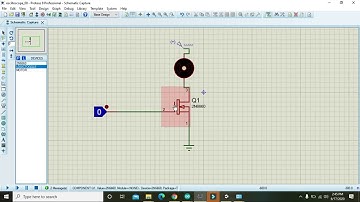 how to use mosfet as a switch in proteus