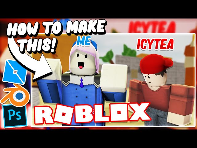 How to make a Roblox Game Icon using Blender & Photoshop ft.char (fast  tutorial) 