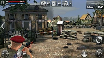 Frontline Commando: D-Day Gameplay | Map : - Utah | Mission : - 5 ( Utah : D-Day 1620Z )