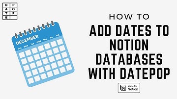 DatePop - automatically populate your Notion databases with date entries
