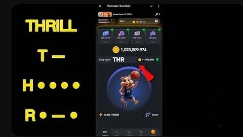 Hamster Kombat Daily Cipher Code 11 September|Hamster Kombat Morse Today Code 11 September 1 M Coins