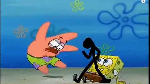 Patrick gets beaten up by a stickfigure (UNFINISHED) (MOST VIEWED VIDEO)