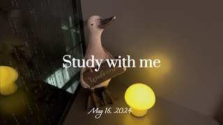 Study with Me at Night in NYC | Music | Reading | SwM #1